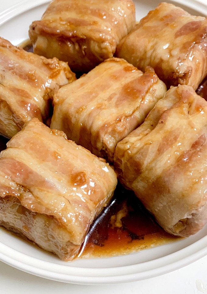 肉巻き厚揚げ-レシピのメイン写真