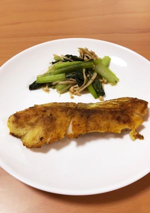 我が家の鱈のカレー風味ソテー-レシピのメイン写真