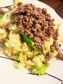 肉そぼろかけ野菜チャーハン-レシピのメイン写真