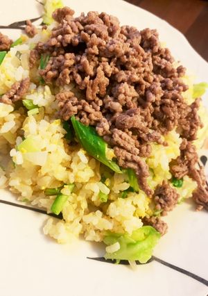 肉そぼろかけ野菜チャーハン-レシピのメイン写真