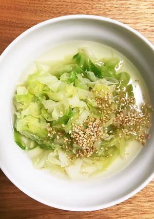 キャベツの鶏がらスープ-レシピのメイン写真