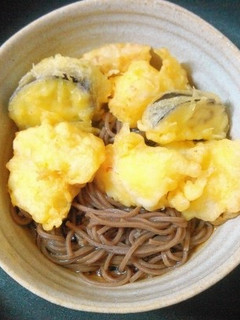 鱈の天ぷらのせ冷やしそば-レシピのメイン写真