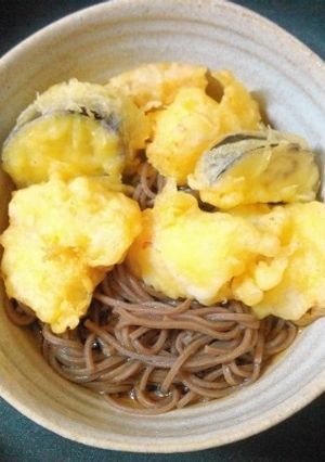 鱈の天ぷらのせ冷やしそば-レシピのメイン写真