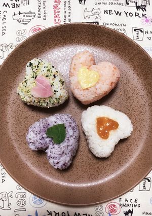 ♡とってもラブリー♡ハートのおにぎり♡-レシピのメイン写真