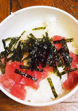 簡単･白だしの鉄火丼-レシピのメイン写真