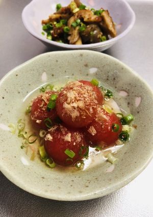 簡単!和食屋のプチトマトお浸し-レシピのメイン写真