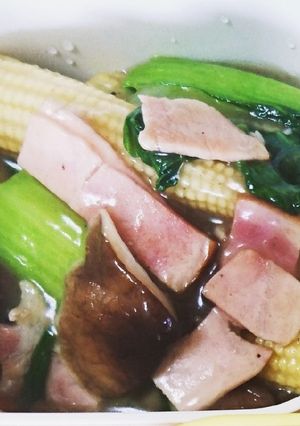 もう一品に！ハムで作る中華餡かけ♪-レシピのメイン写真