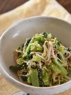 もやしと小松菜のごま和え【作り置き】-レシピのメイン写真