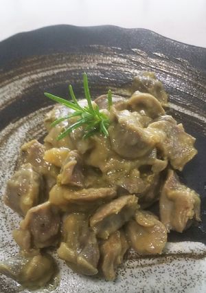 砂肝の煮込み 白ワイン風味-レシピのメイン写真