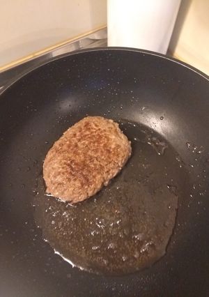 牛豚ミンチだけハンバーグ【男飯】-レシピのメイン写真