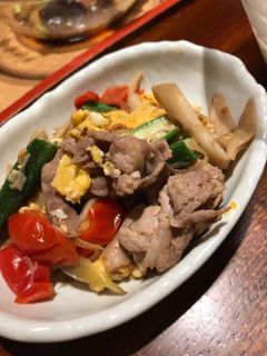オクラとみょうがの卵炒め-レシピのメイン写真