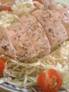 鶏肉の酒蒸しオイスターレモン風味-レシピのメイン写真