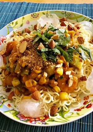 海老とコーンの旨味あんを冷たい麺で☆-レシピのメイン写真