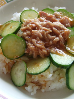 超簡単♪ツナキュウリ丼♪-レシピのメイン写真