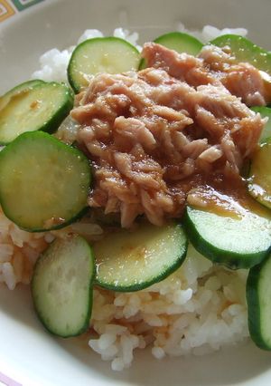 超簡単♪ツナキュウリ丼♪-レシピのメイン写真