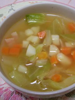 ヘルシー野菜スープ-レシピのメイン写真