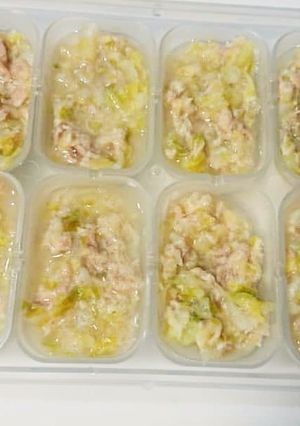 «離乳食後期»キャベツとツナのミルク煮-レシピのメイン写真