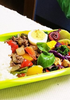 半夏生のガパオ弁当※覚え書き-レシピのメイン写真