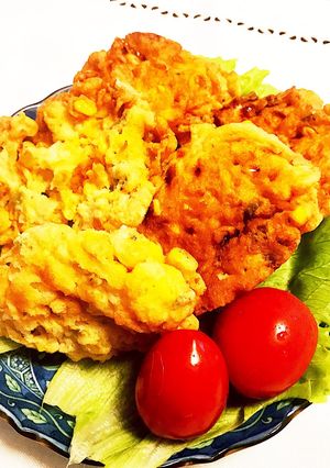 とうもろこしのメレンゲ入り洋風かき揚げ-レシピのメイン写真