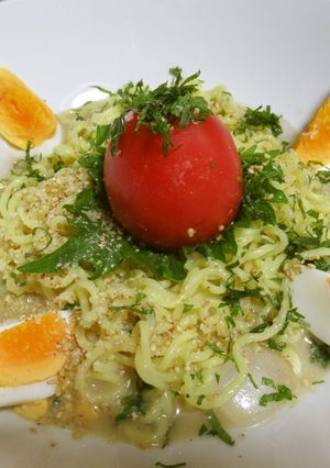 トマトファルシー イタリアンラーメン-レシピのメイン写真