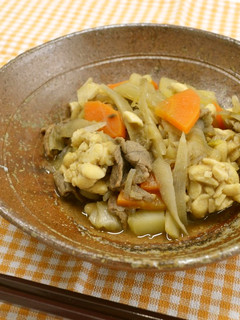 テンペ入りすき焼き@高梁川流域学校給食-レシピのメイン写真