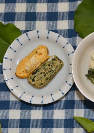 オカワカメのだし巻き卵-レシピのメイン写真
