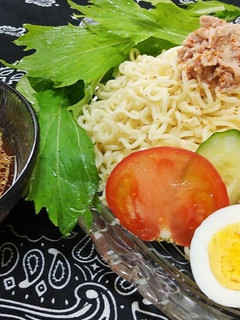 冷やしラーメン味噌味つけ麺!-レシピのメイン写真