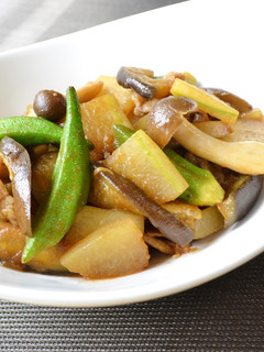 冬瓜とナスの甜麺醤炒め♪-レシピのメイン写真