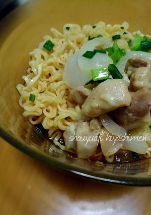 焼き鳥缶で、こってりさっぱり麺-レシピのメイン写真