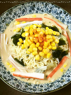 豆乳コーンみそラーメン~♪-レシピのメイン写真
