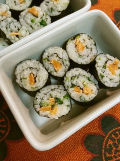 サーモンとセロリのトリフ塩海苔巻-レシピのメイン写真