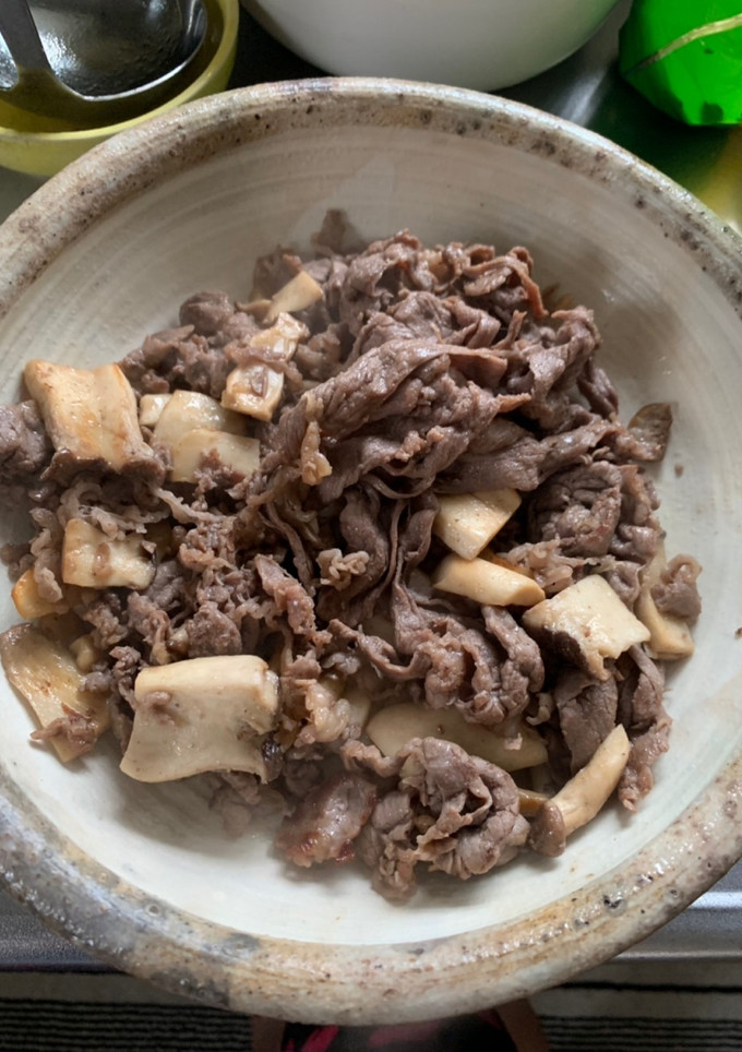 牛肉とエリンギの炒め物-レシピのメイン写真
