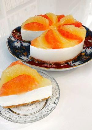 グレープフルーツのチーズヨーグルトムース-レシピのメイン写真