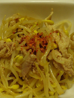 簡単おつまみ!豚肉もやしの和え物-レシピのメイン写真