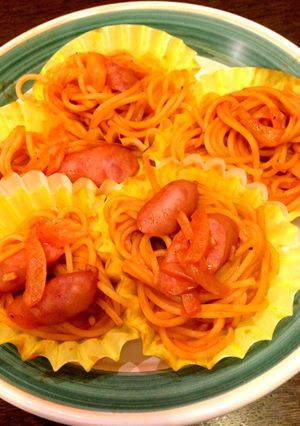 お弁当作りおき♪スパゲティナポリタン♪-レシピのメイン写真