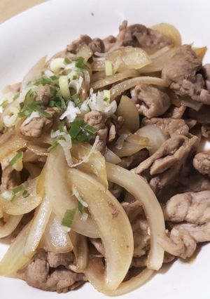 豚バラのぽん酢生姜炒め-レシピのメイン写真