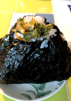 ごぼう天むす (おにぎり)-レシピのメイン写真