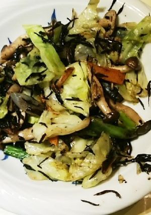 キャベツの食物繊維タップリ炒め-レシピのメイン写真