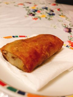 もやしと椎茸とひき肉の春巻き-レシピのメイン写真