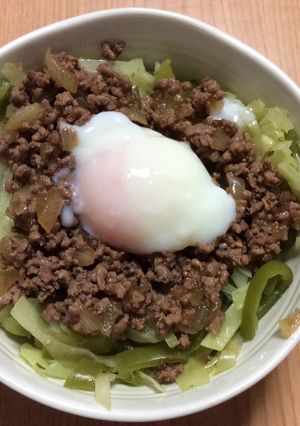 超手抜き、お手軽！キャベ丼-レシピのメイン写真