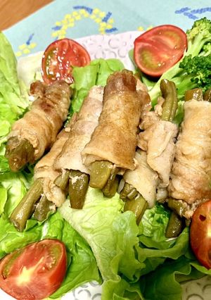 いんげんの豚肉巻き さっぱり味-レシピのメイン写真