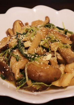 きのこと水菜のバター醤油炒め-レシピのメイン写真