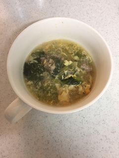 余った餃子のタネの卵スープ-レシピのメイン写真