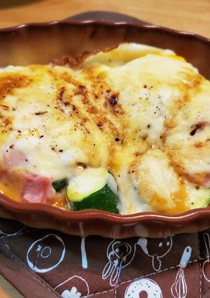 ズッキーニでガチチーズ焼き-レシピのメイン写真