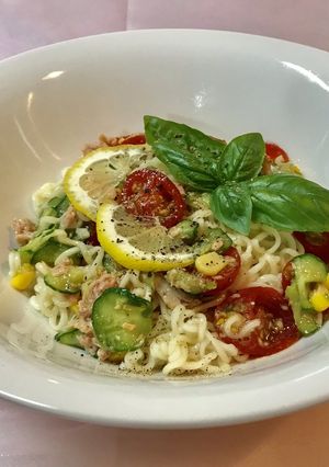 サッポロ一番塩らーめん冷製パスタスタイル-レシピのメイン写真