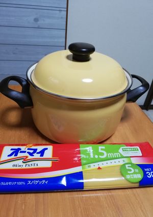 [覚書]パスタのゆで方(エコver.)-レシピのメイン写真