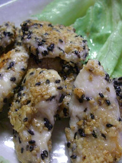鶏胸肉のゴママヨチーズ焼き-レシピのメイン写真