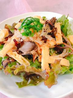 カリカリ!舞茸と油揚げのサラダ-レシピのメイン写真