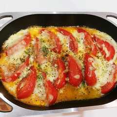 รูปของ グリルで！簡単トマトチーズ焼き