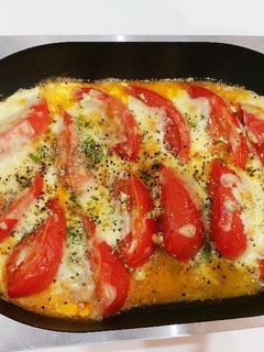 グリルで!簡単トマトチーズ焼き-レシピのメイン写真